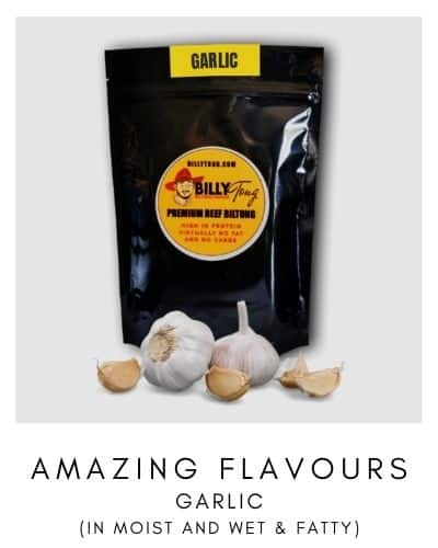 Garlic biltong in moist & wet & fatty by Billy Tong